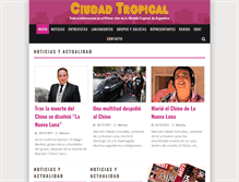 Tablet Screenshot of ciudadtropical.com.ar